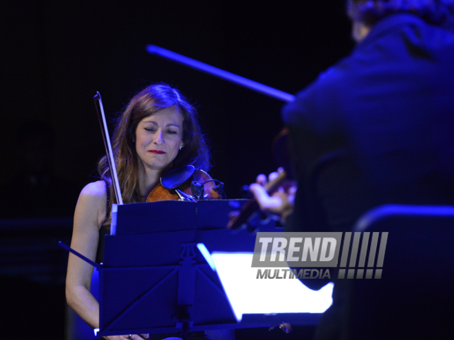 Tango evening of French musicians held at Heydar Aliyev Center. Azerbaijan, Baku, 5 May 2016 